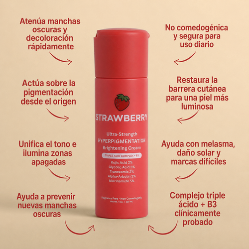 Strawberry – Tratamiento para Manchas y Tono Desigual